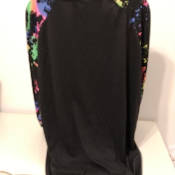 Colorful Splatter Sleeve Women's Top by Shein Curve - Size 2X - Picture 7 of 11